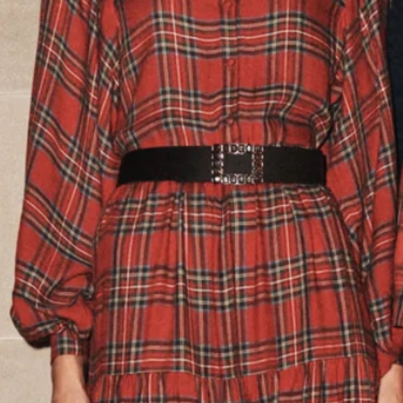 Boden Alba Check Tie Waist Long Sleeve Maxi Dress Size 2 - Picture 15 of 16